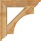 Ekena Millwork Westlake Traditional Rough Sawn Bracket, Western Red Cedar, 4"W x 24"D x 24"H BKT04X24X24WTL01RWR - alternate 4
